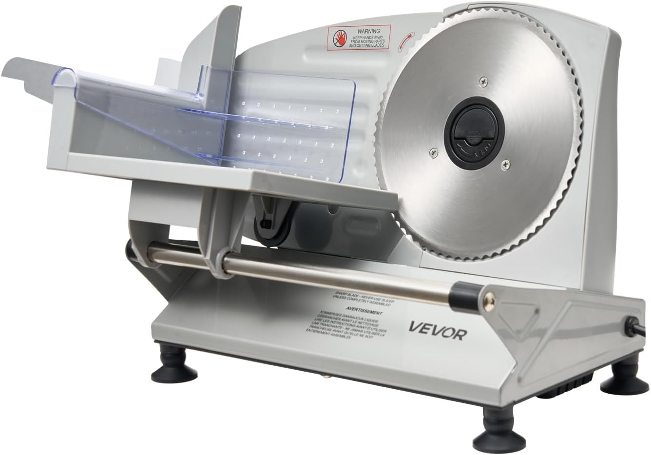 VEVOR - trancheuse électrique 150W, lame 170mm, coupe réglable