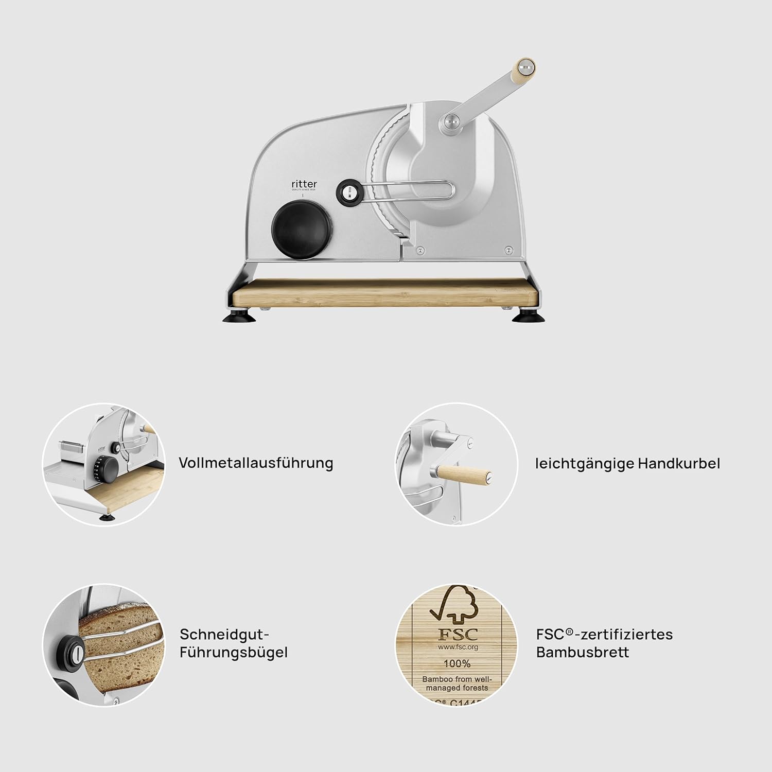 Ritter - Amano 5 - trancheuse universelle métal, fabrication allemande