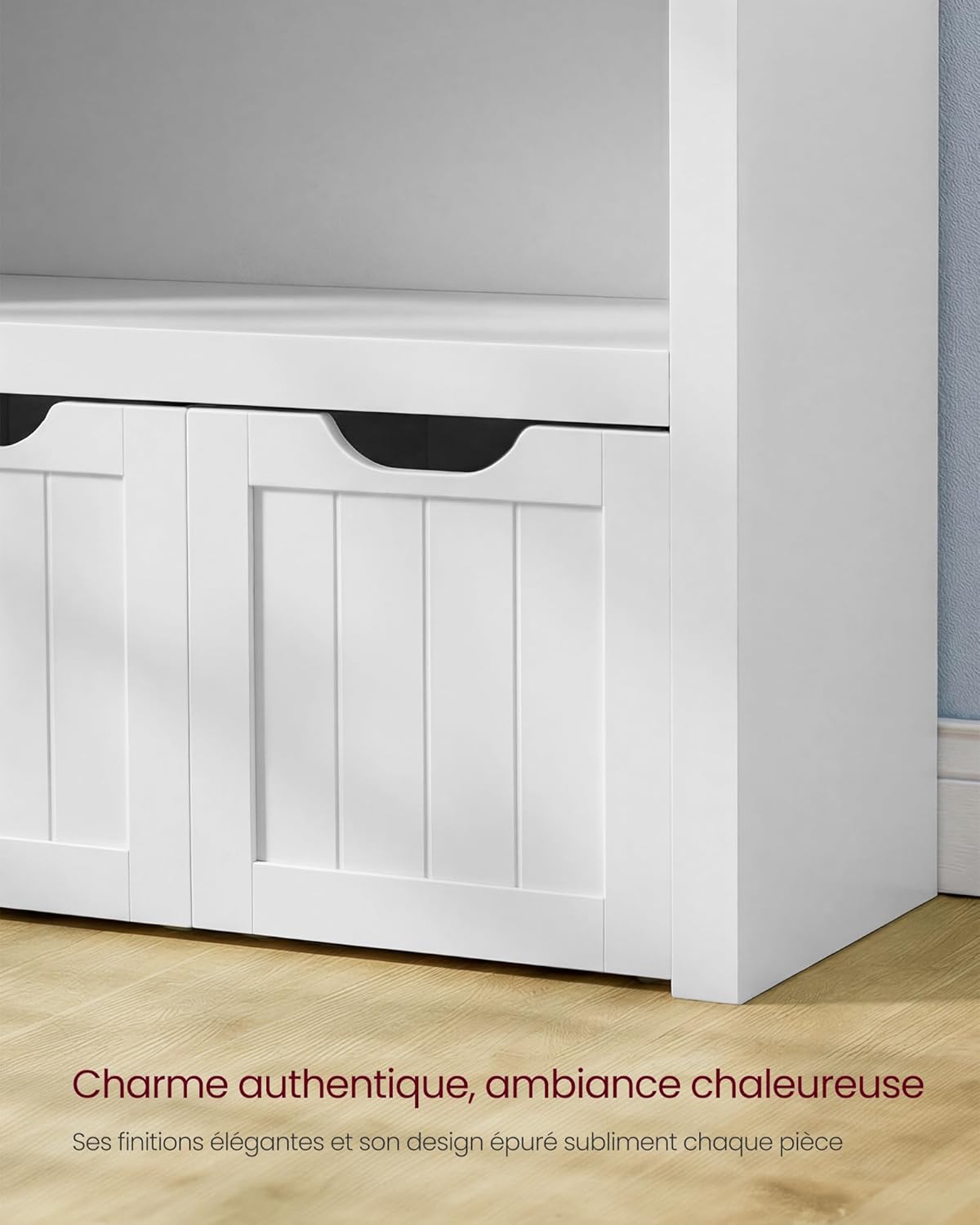 VASAGLE - meuble rangement enfants Nuage - 29,7x72,2x60cm - 2 tiroirs roulants - LHS280WB01