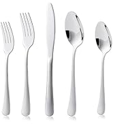 KitchenBoss Set Couverts de Table Ménagère: Ensemble Vaisselle de Table 4 Personnes, Ménagères en...