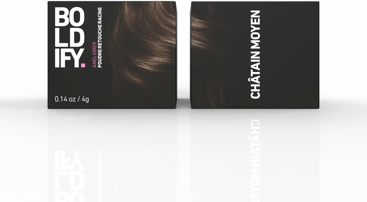 BOLDIFY - poudre racines cheveux - 4g - camouflage gris naturel