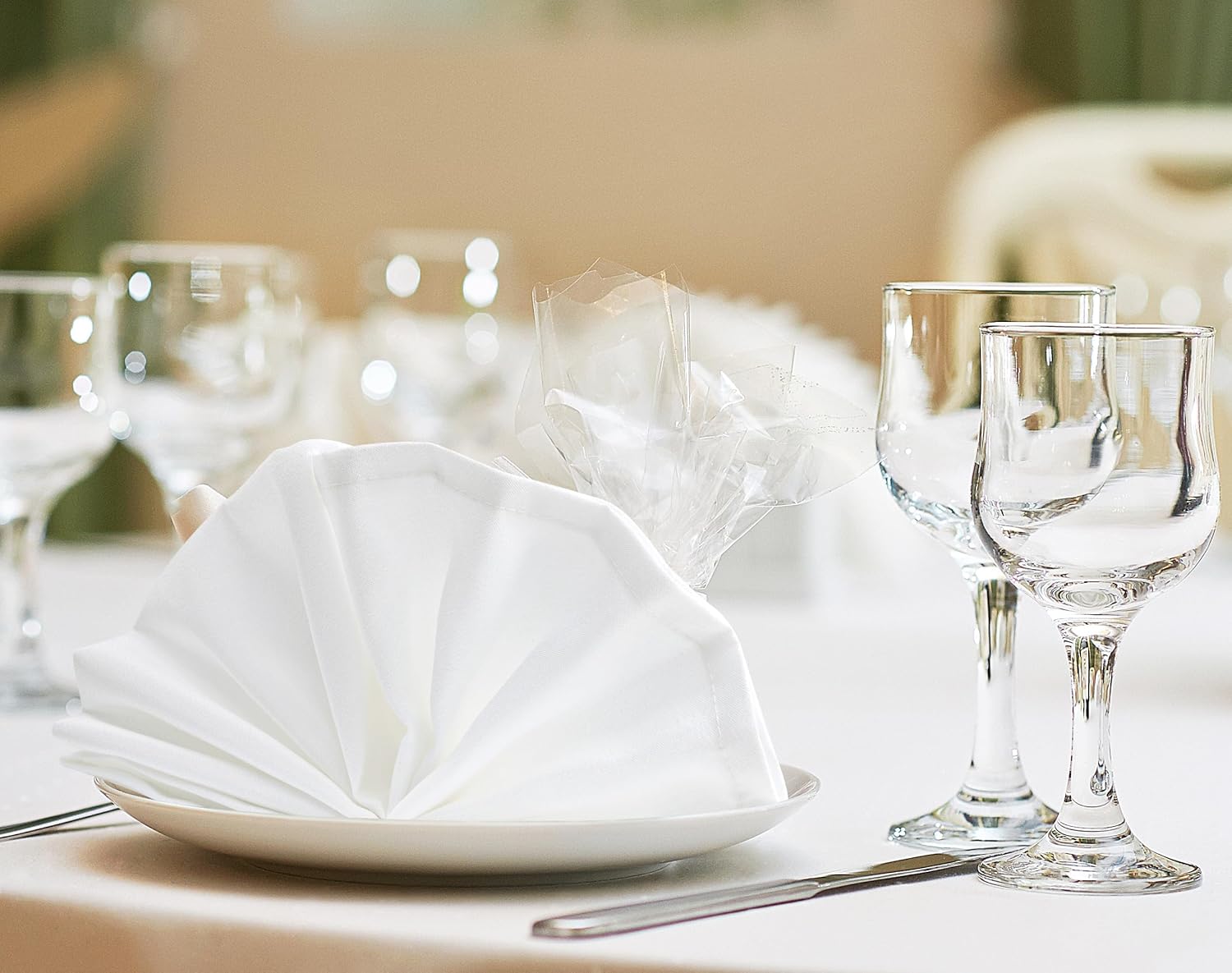 Kichly - serviettes tissu lot de 24 - 50x50cm - réutilisables, douces