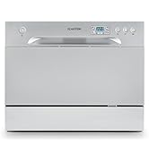 Klarstein Amazonia Mini Lave-vaisselle - Lave vaisselle avec Aquastop, Compact, Construction éco-...