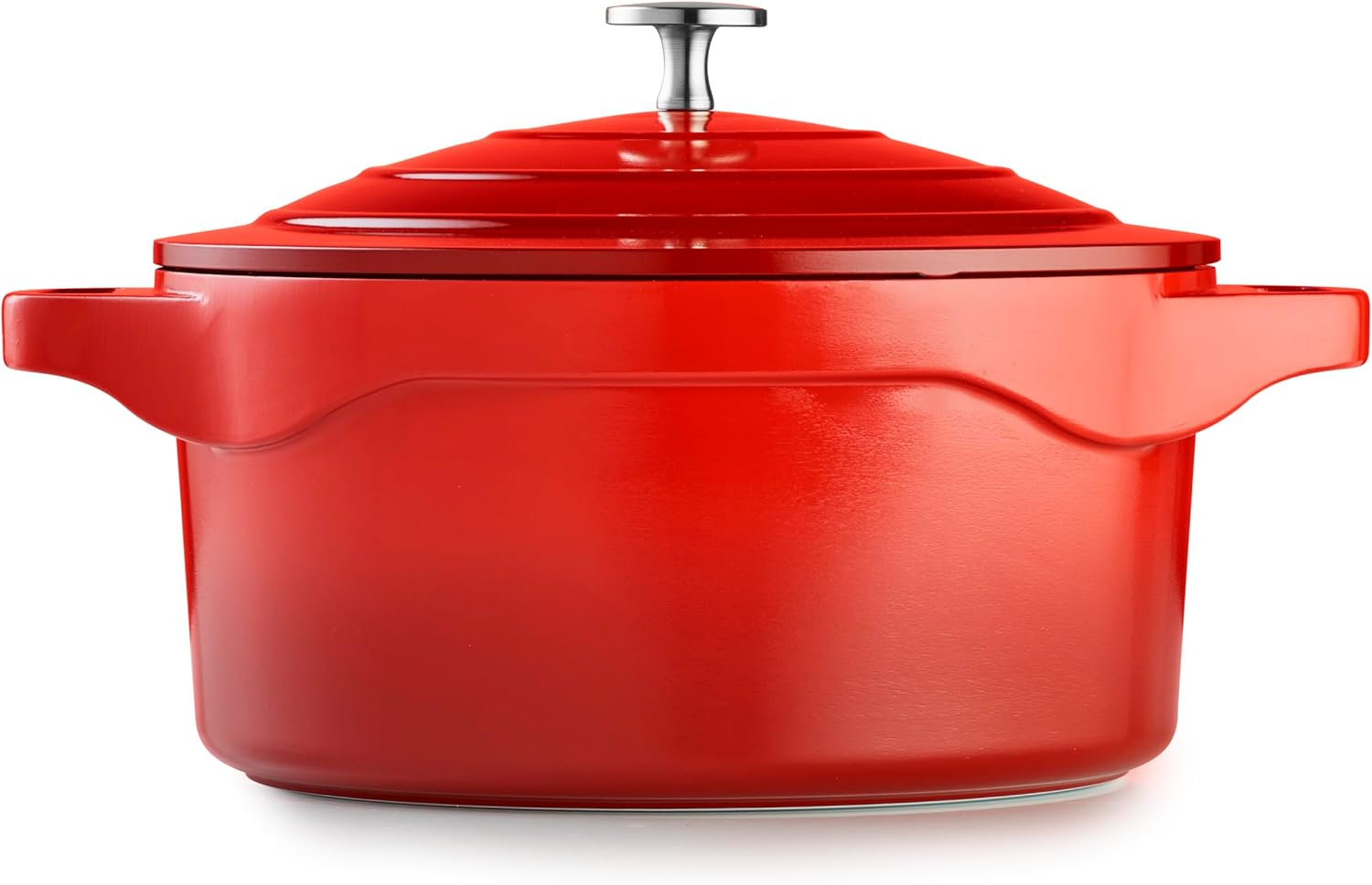 Pradel - Cocotte Ronde fonte d'aluminium 24cm anti-adhésive, maniques amovibles, tous feux - PCUI003002