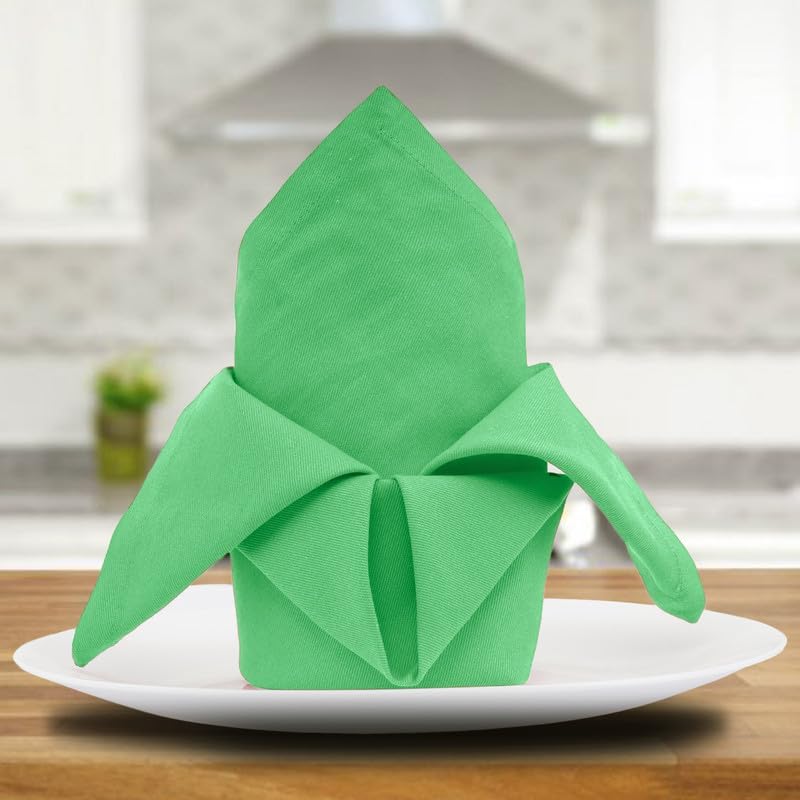 Sweet Needle - Lot de 12 serviettes 45x45 cm 100% coton épaisses