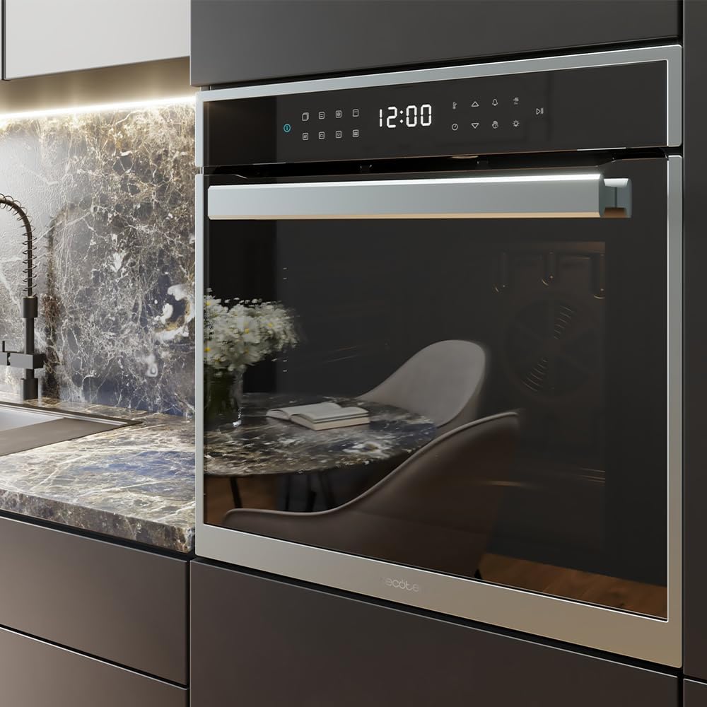 Cecotec - Four pyrolyse 60cm, 81L, 3400W, 11 fonctions Edge P506000