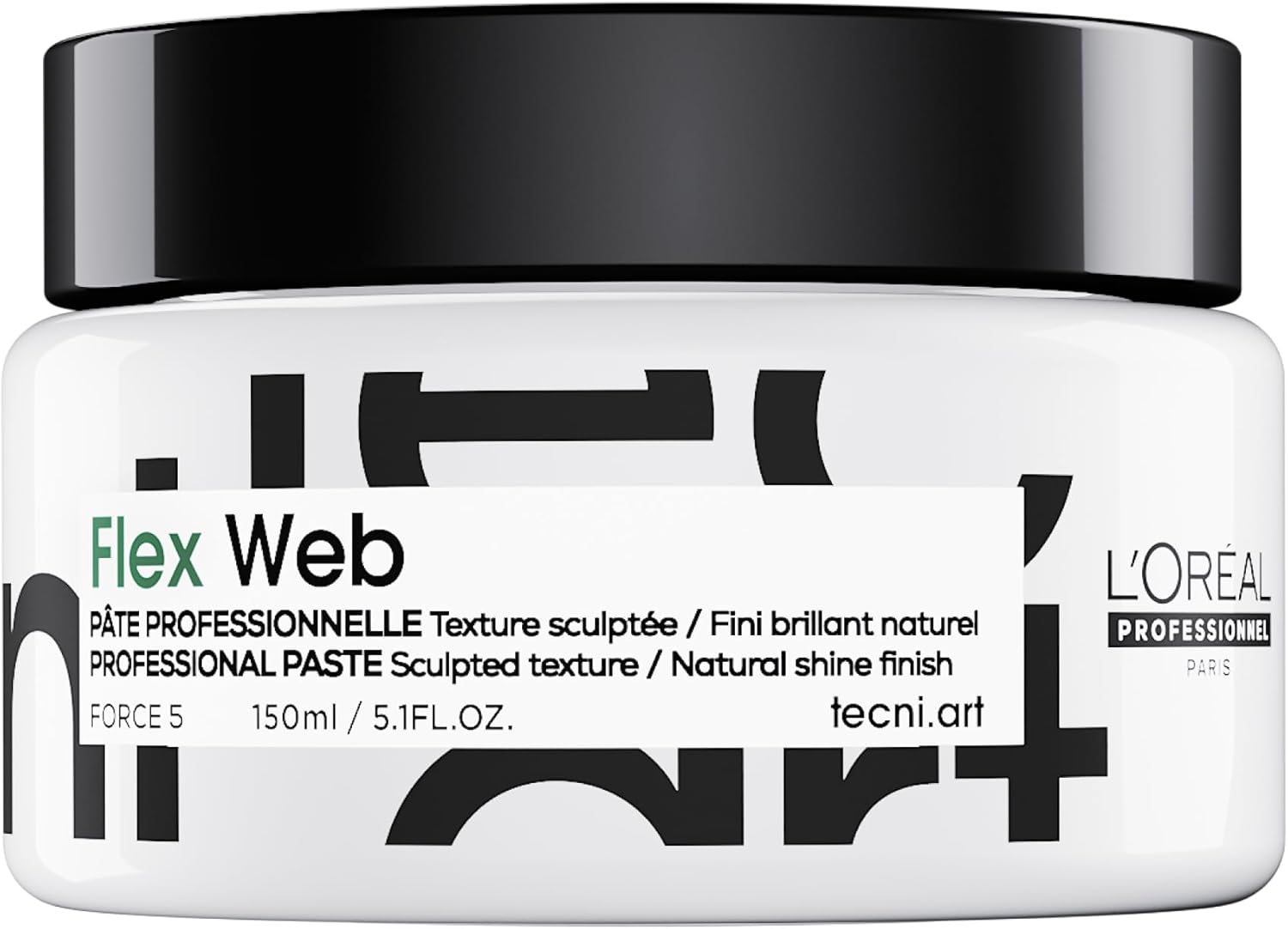 L'Oréal Professionnel - Tecni Art - 150ml - Pâte sculptante force 5, fixation longue, sans résidus