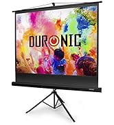 Duronic TPS60 /43 Ecran de projection 60" Format 4:3 / 122 X 91 cm - Bâche projecteur avec pieds...