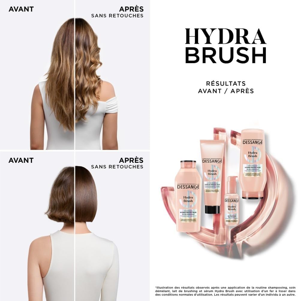 Dessange - Hydra Brush Sérum 110ml - hydrate, protège, thermo-protecteur