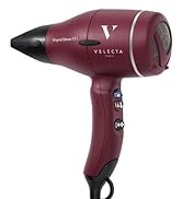 Velecta Paris - Sèche-cheveux professionnel - ORIGINAL Silence 1.7i Rouge rubis