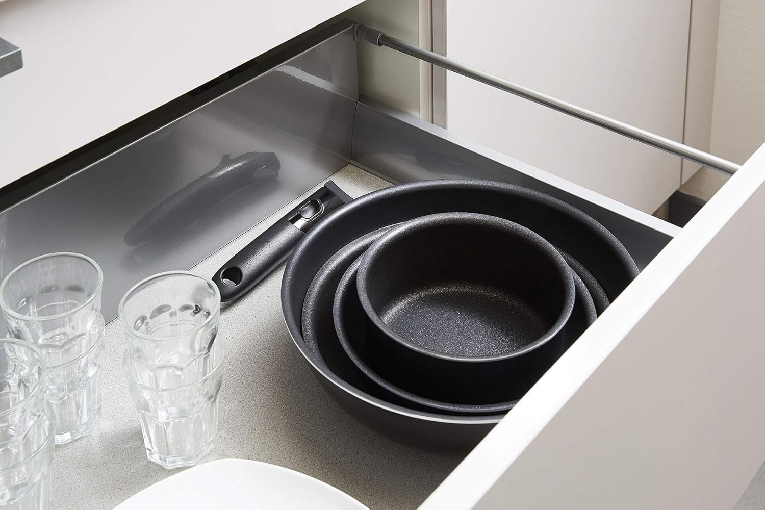 Sitram - Sitramovible série - 20/24/28cm - aluminium, poignée amovible, induction - 712757