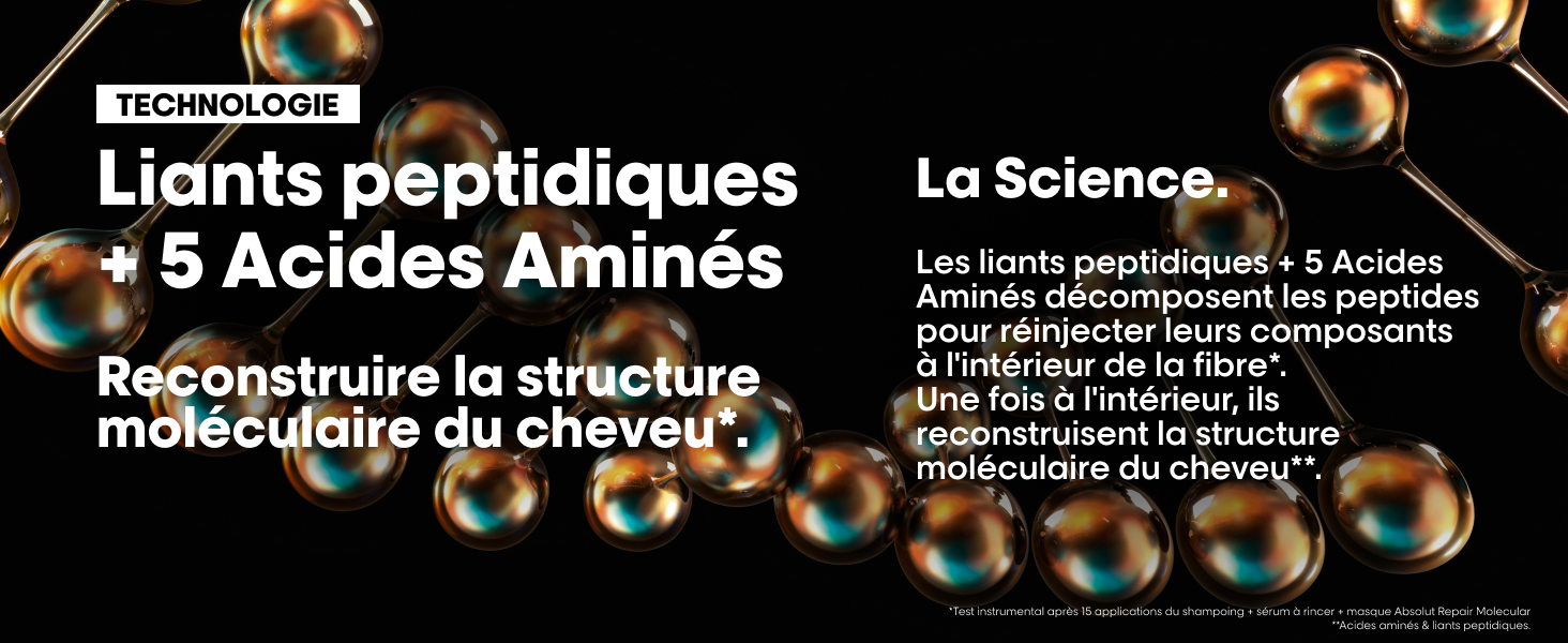 enrichi en peptides et acides aminés pour renforcer la fibre