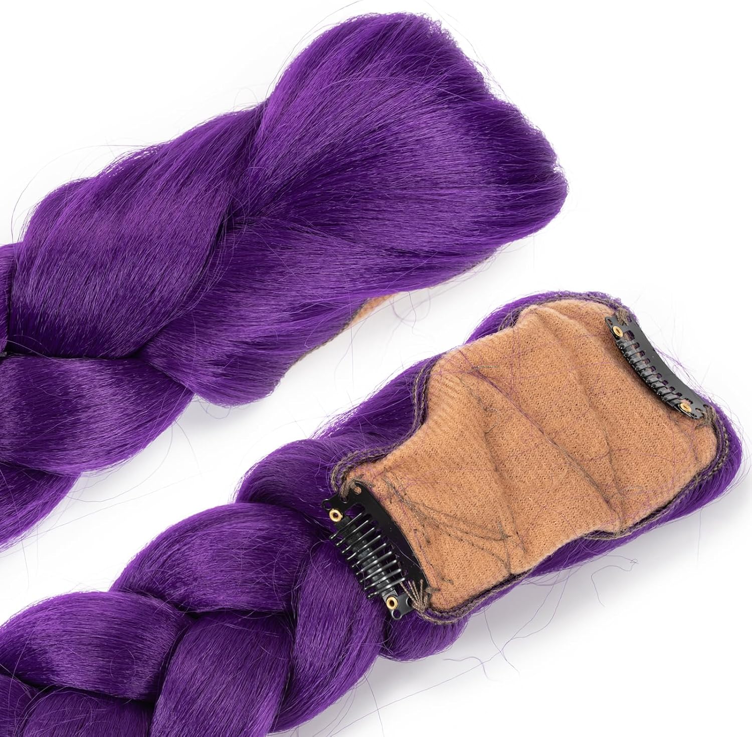 Perruque enfant - extension violette 26