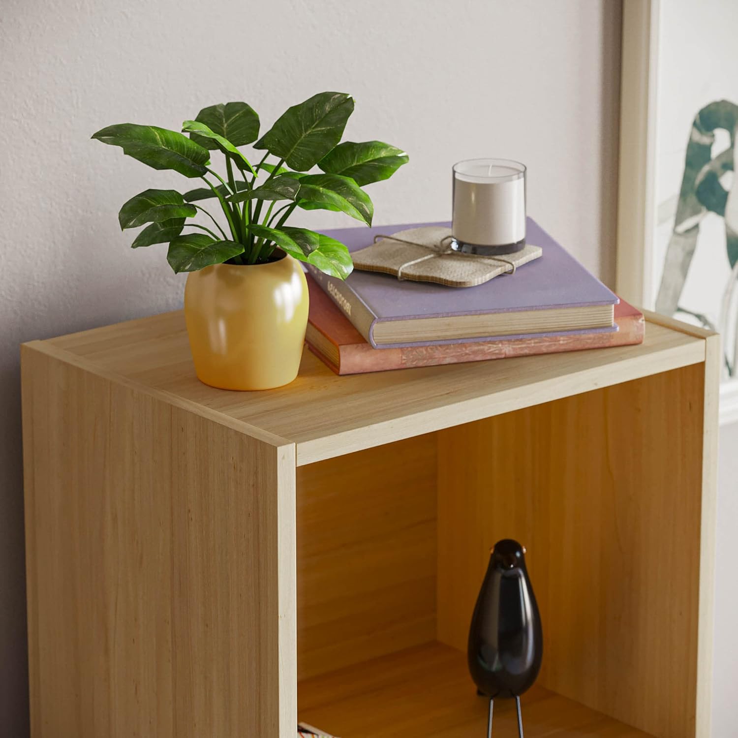 Vida Designs - Oxford Cube - 5 étagères en bois chêne, compacte