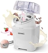 Duronic IM540 Machine à glace 1,5 L - Sorbetière à accumulation - Bol inclus - Idéal pour so...