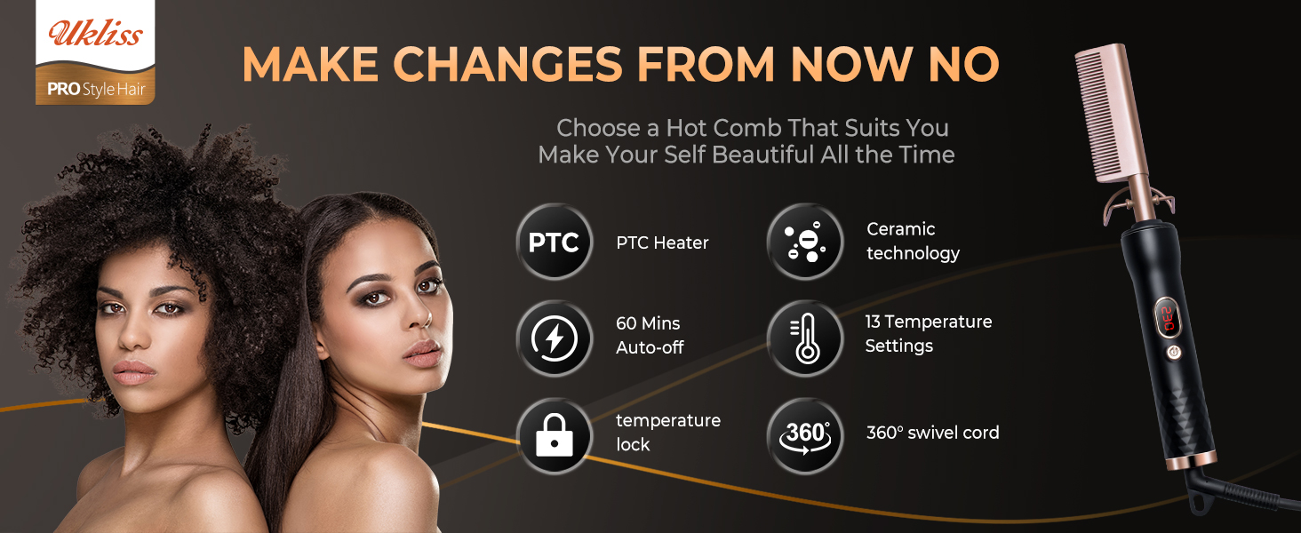 choisissez un peigne chaud qui vous convient