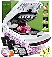 4-en-1 Coupe Legumes Multifonctions Trancheur de Légumes - Decoupe Legumes Spiraliseur - Coupe Le...