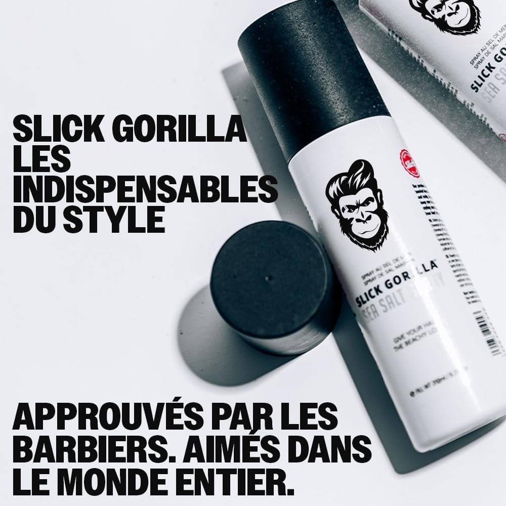 Slick Gorilla - Spray au Sel Marin - 200ml - Volume léger, finition mate
