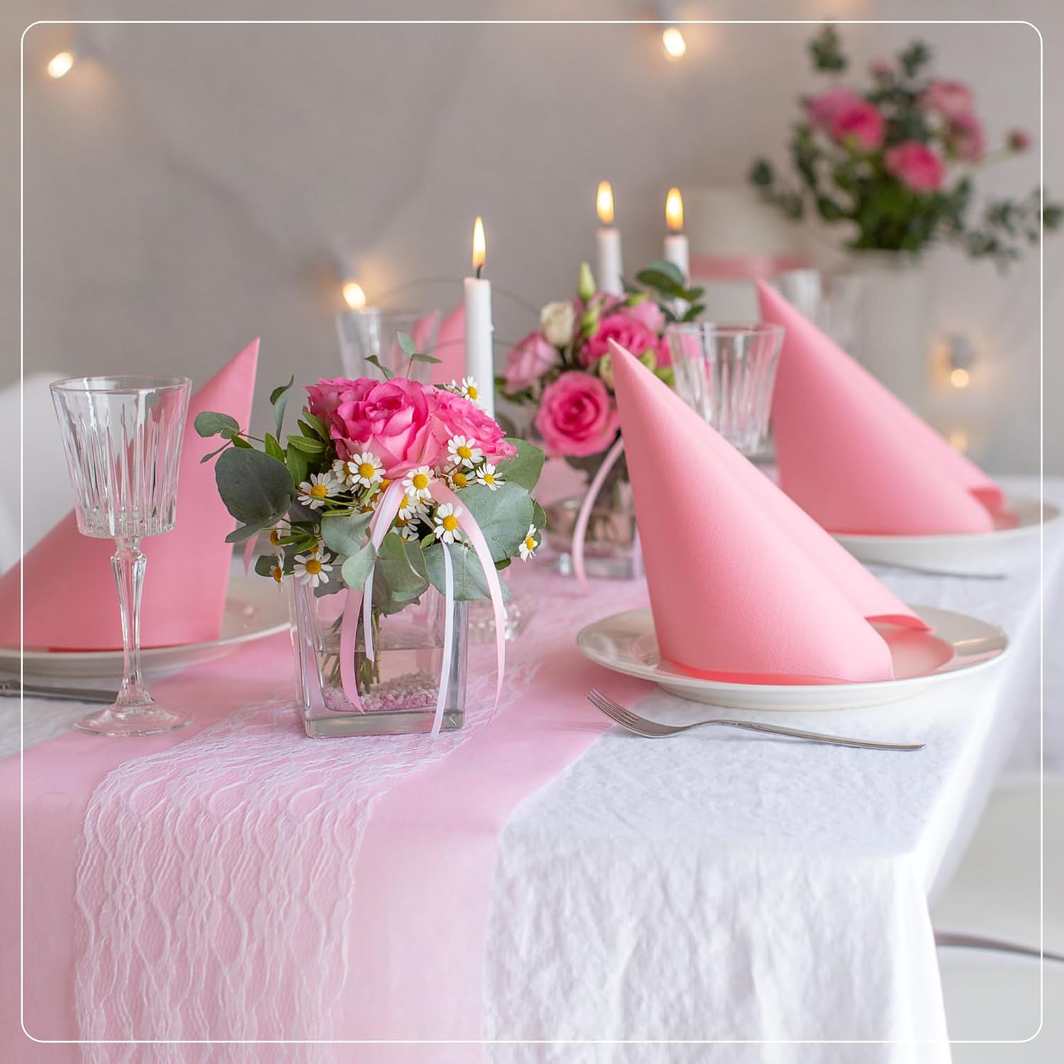 100%Mosel - Chemin de table non-tissé - 30x250cm - décorations événements