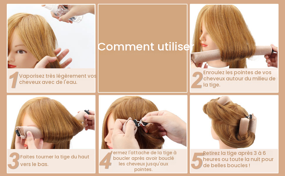 bigoudi sans chaleur