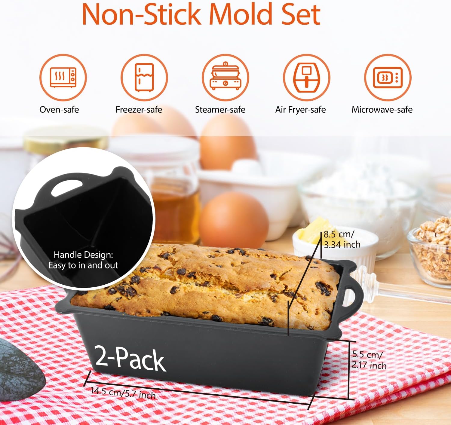 Accessoires Air Fryer - pour Ninja - 10.4L - Moule silicone, lot 22pcs, AF500EU