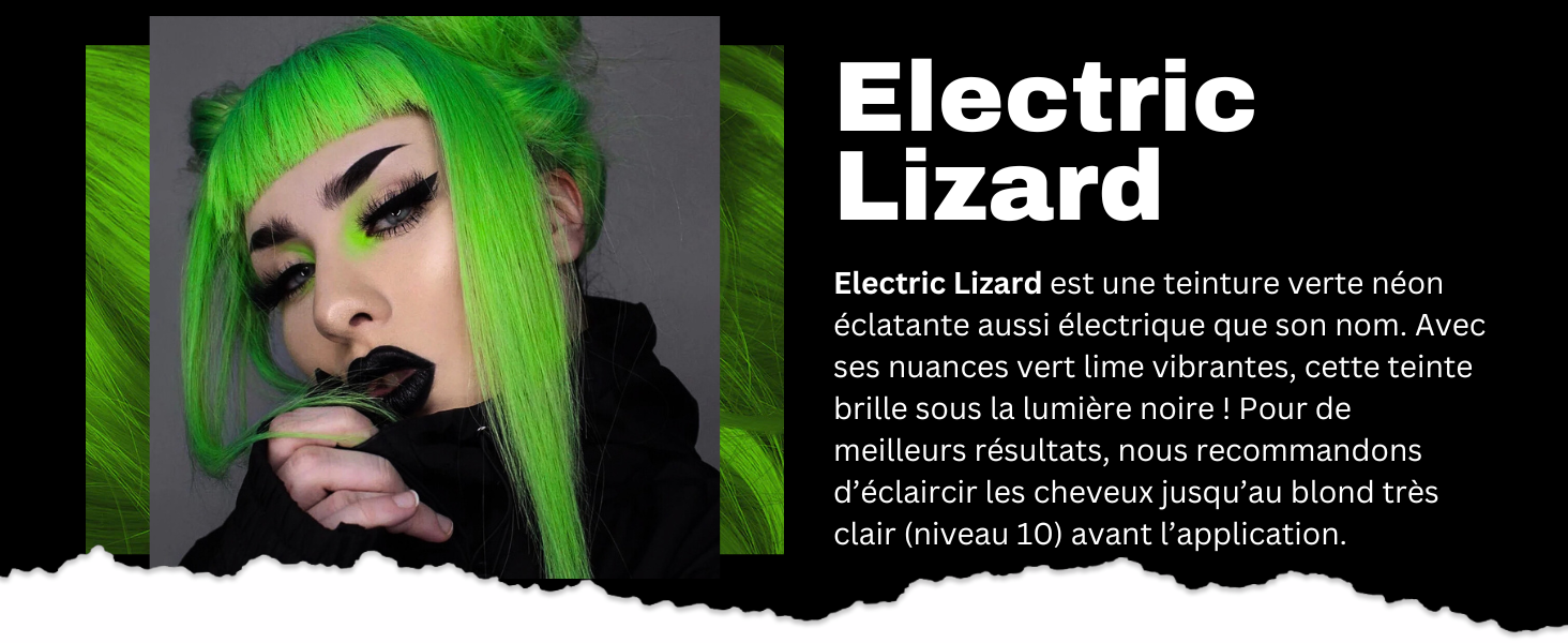 manic panic green hair colour