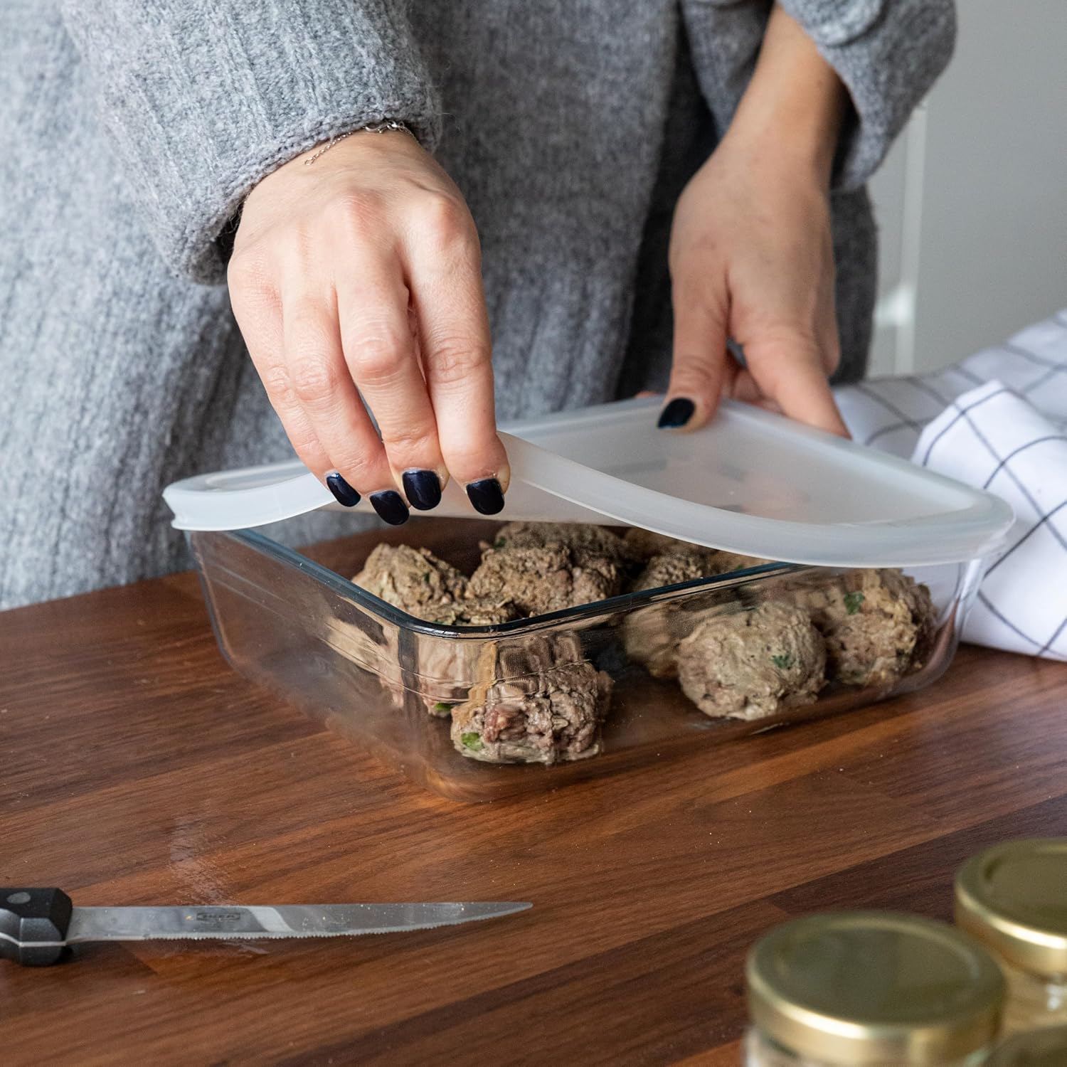 Pyrex - Spécial Congélateur Rectangulaire 19x14 cm - Verre borosilicate résistant et sans BPA