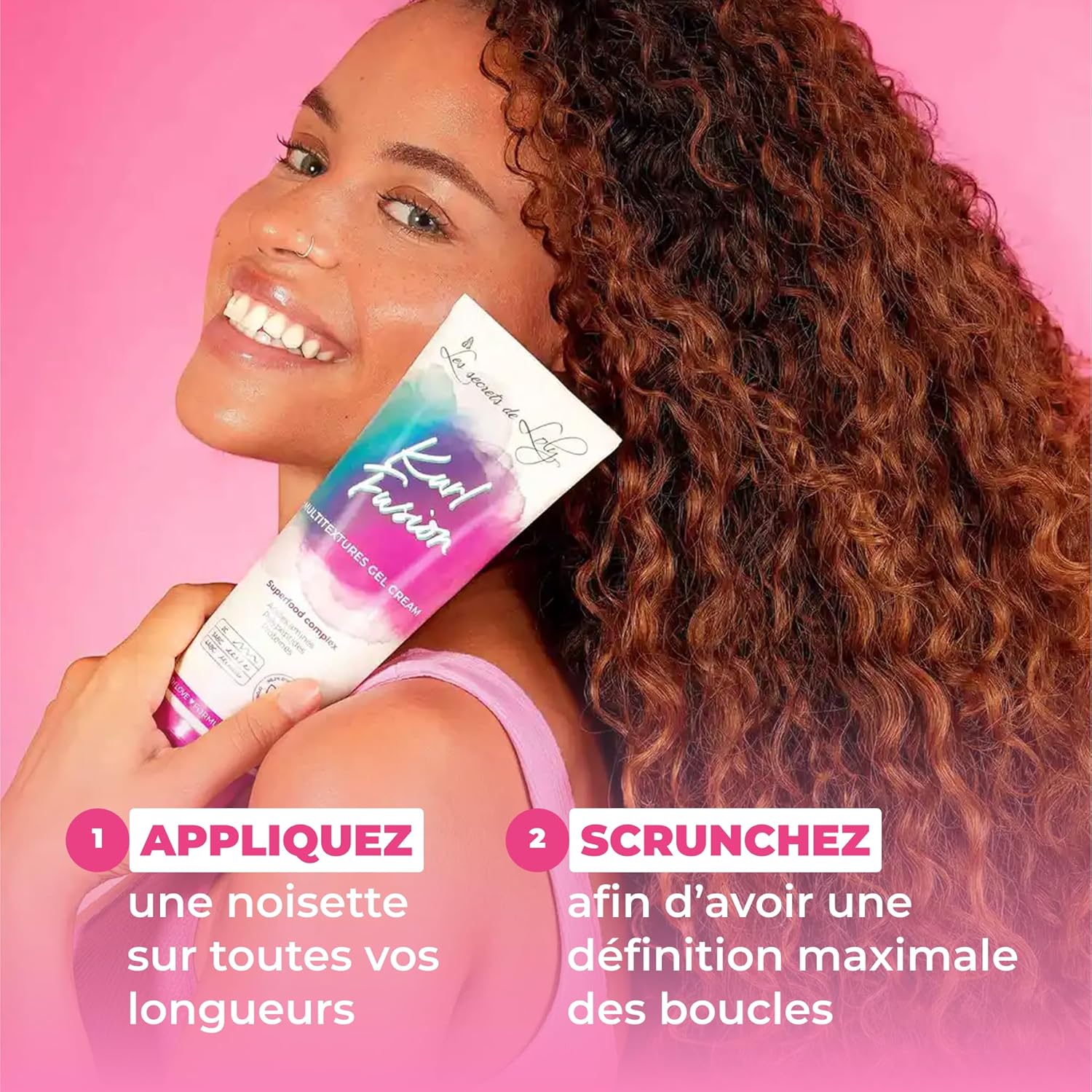 Les Secrets de Loly – Kurl Fusion – 250ml – crème gel hydratante cheveux texturés