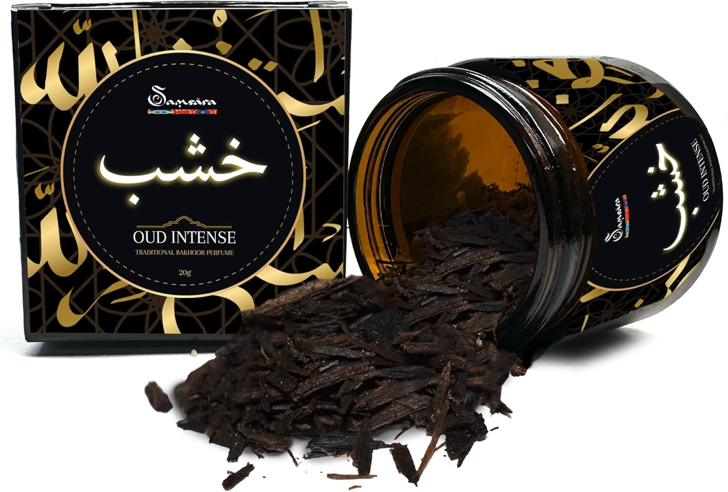 Samsara - Bakhoor Jasmine Oud 20g - OUD bois ultra durée Dubai