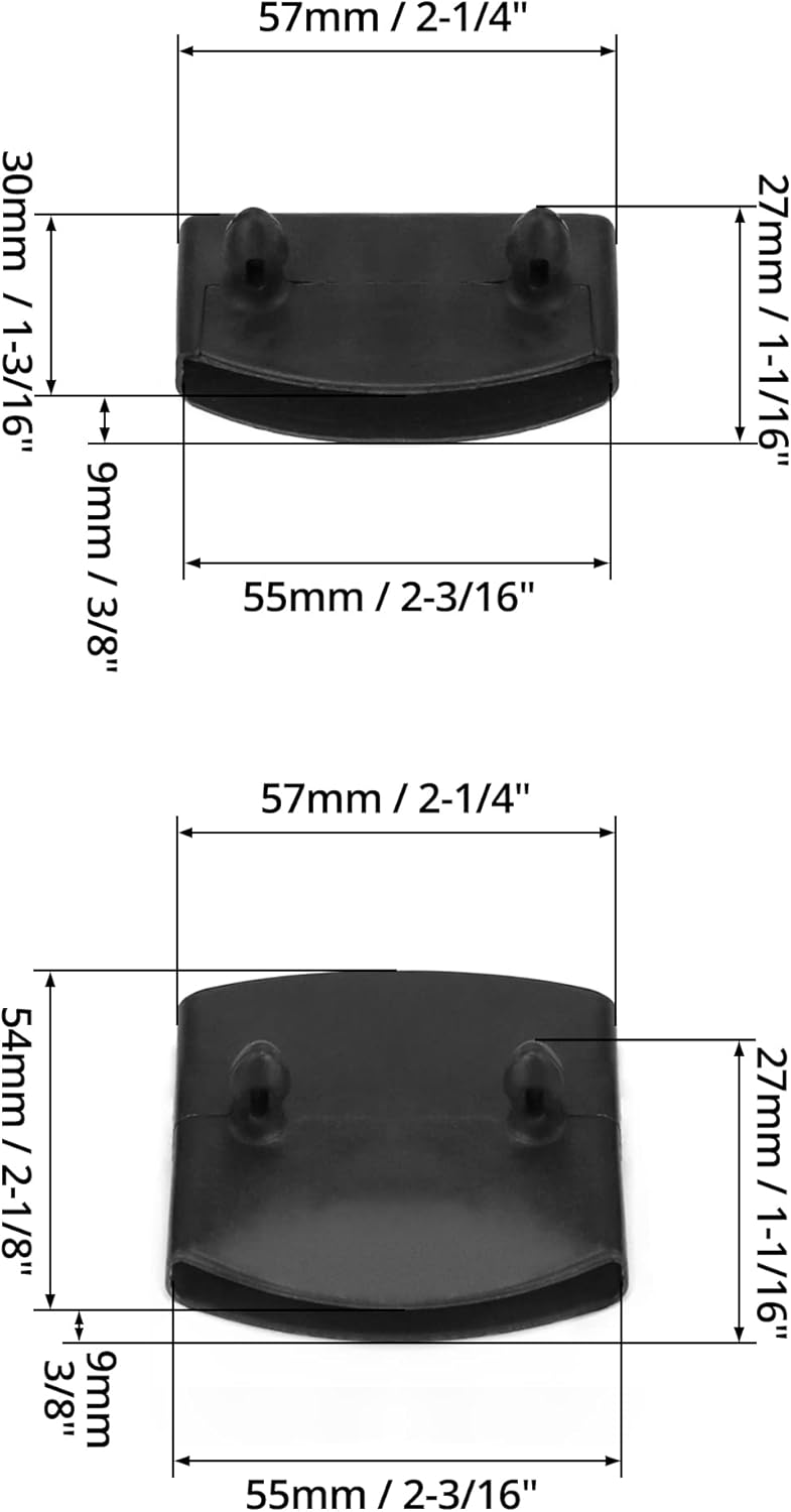 QWORK - Capuchons et embouts pour sommier - 5,5x0,9 cm - lot de 72 pièces - QWORK72