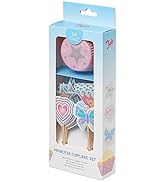 Tala Princess Lot de 24 caissettes et décorations pour cupcakes Motif princesse