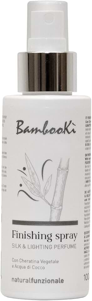 BambooKì - Silk & Lightning - 100ml - brume cheveux à la kératine végétale, eau de coco, parfum longue tenue
