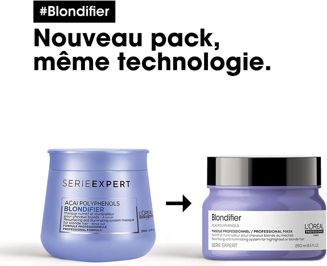 L'Oréal Professionnel - Blondifier - 250ml - Masque nutritif éclat cheveux blonds