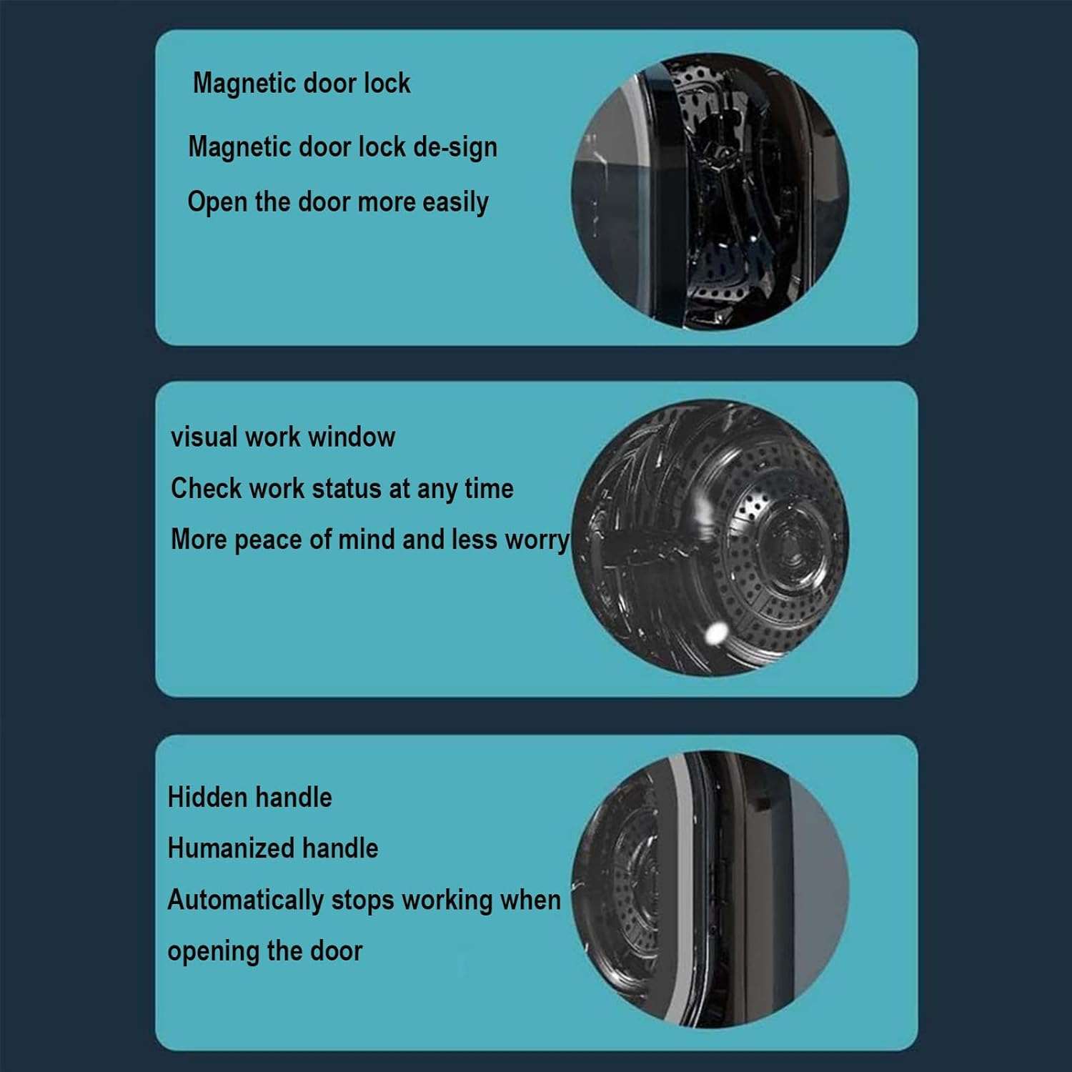 Sèche-linge portable - 0,8 kg - 7 modes, mural ou plan, compact