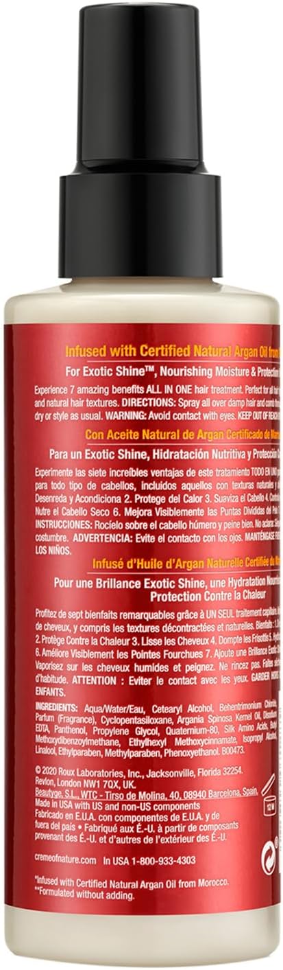 Creme of Nature - Perfect 7 spray - 150ml - Soin argan 7 en 1 sans rinçage