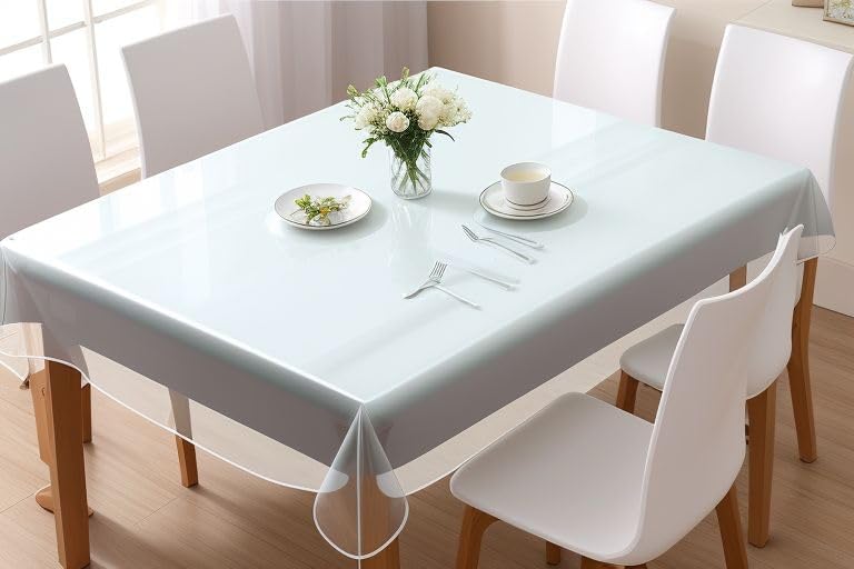 VITA PERFETTA - nappe transparente fine - 180x180 cm - PVC protection