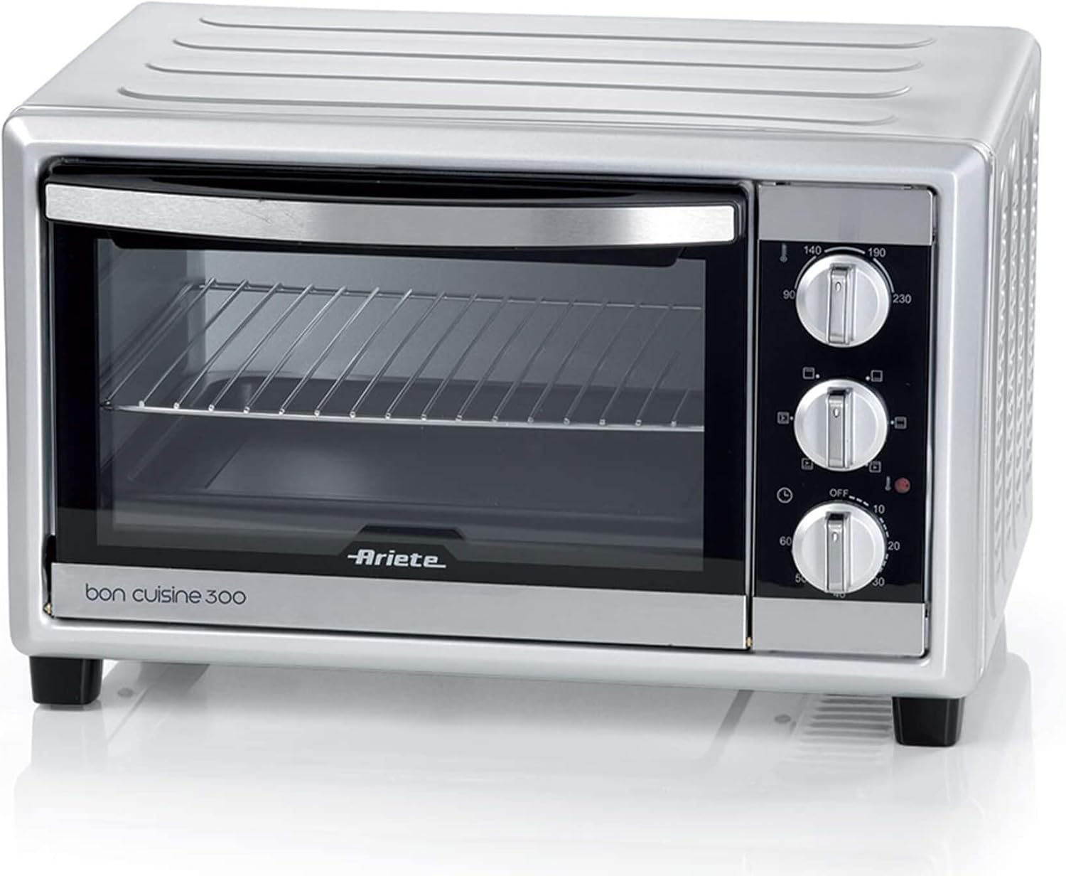 Ariete - Four électrique Bon Cuisine 300 - inox - 1500W, pose libre