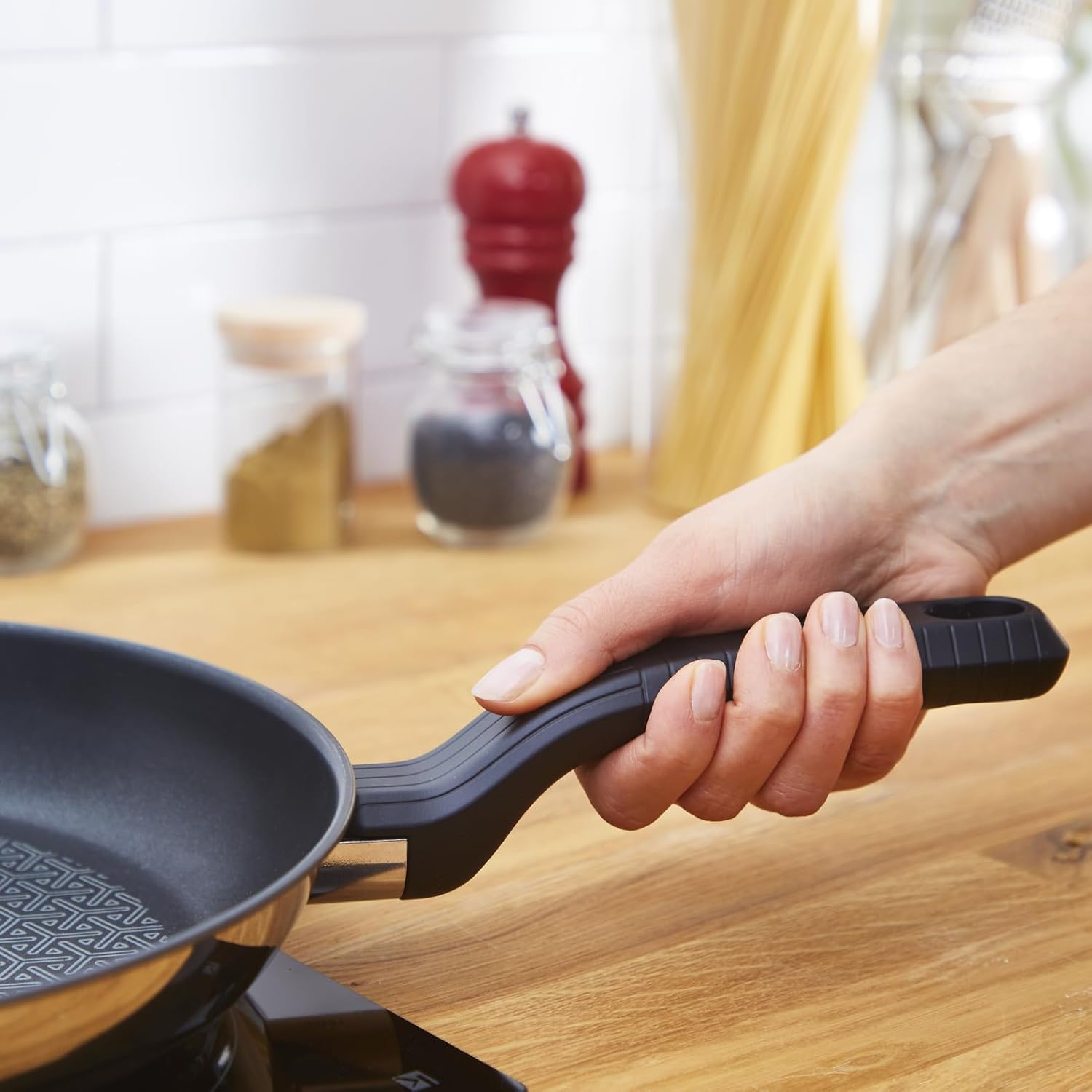 Tefal - Comfort Max - wok 28 cm - inox induction antiadhésif G7261944