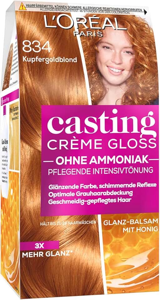 L'Oréal - Crème coloration Gloss blond cuivré doré - 1 unité - A2797704