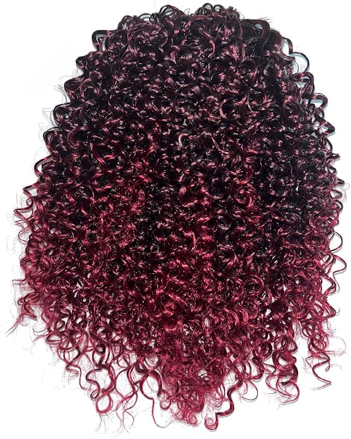 Extension queue de cheval bouclée afro américaine 12 pouces 1B/BUG#