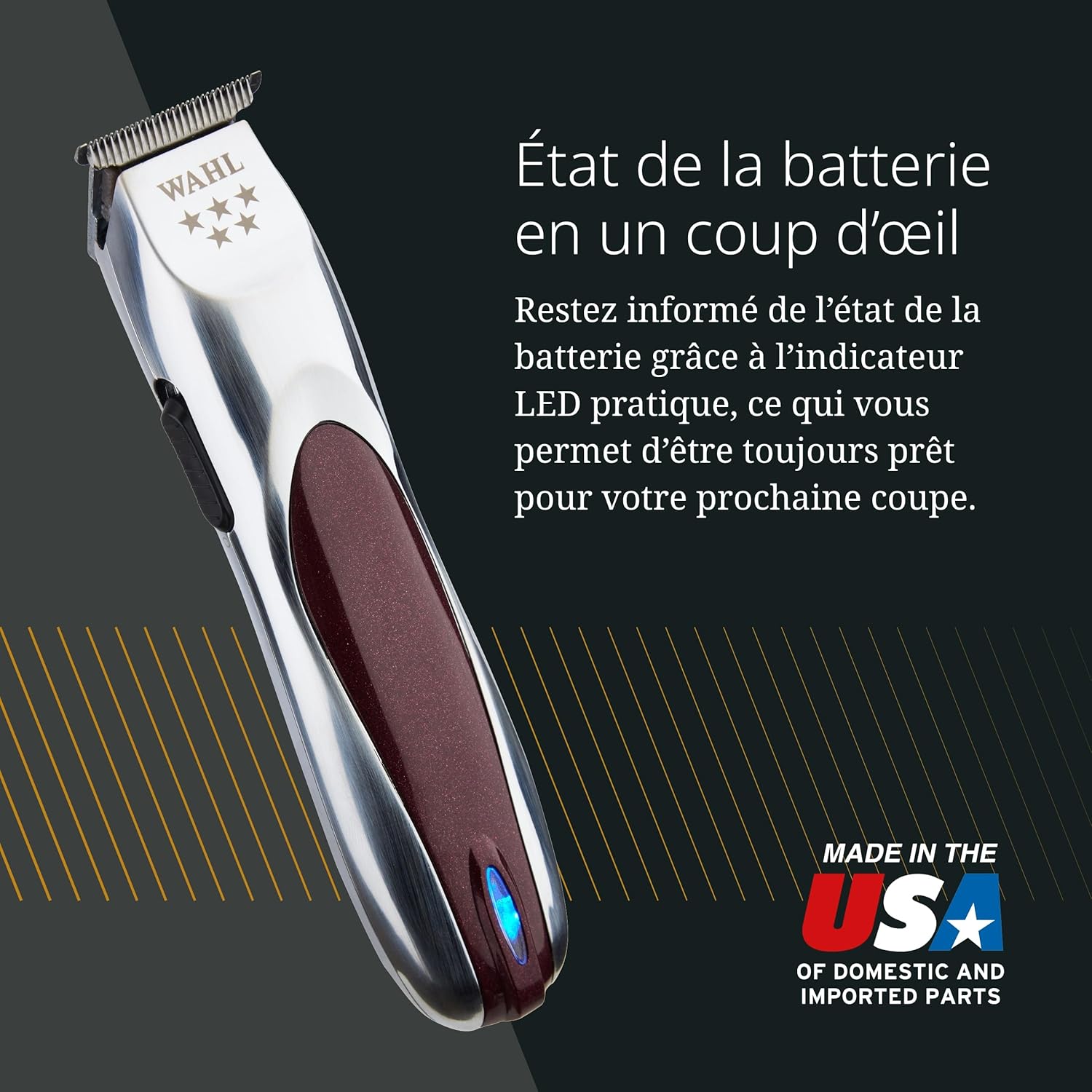 Wahl - A-LIGN - tondeuse visage/barbe, zones précises, compacte