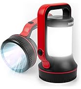 Duronic RL74 Lampe torche électrique rechargeable 2 en 1 | Lampe puissante 7 W | Lampe torche 300 lumens et Lante...