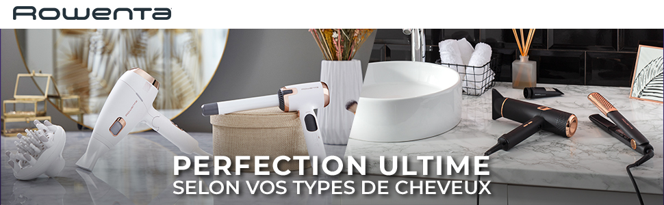 Rowenta, la perfection ultime selon vos types de cheveux