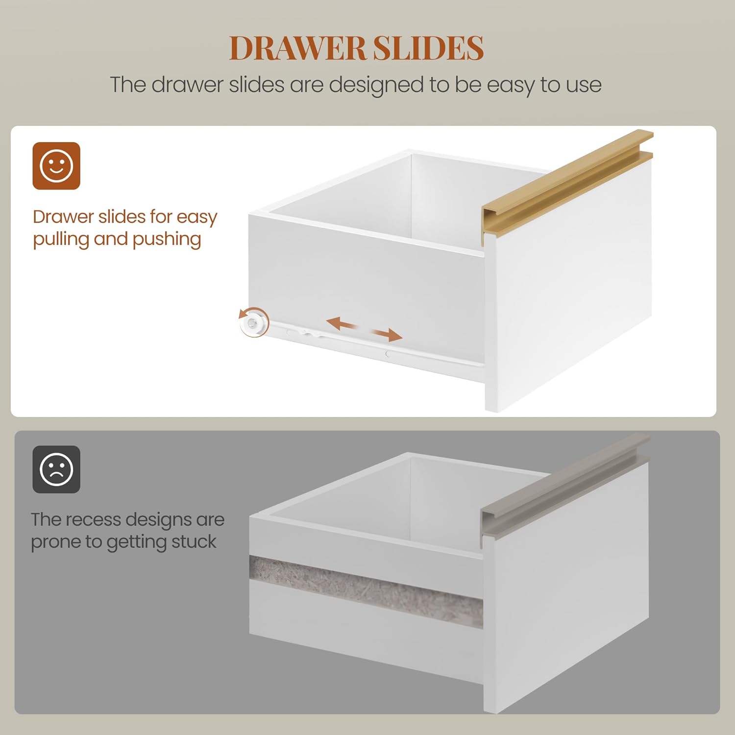 Meuble Salle de Bain - rangement placard 4 tiroirs, blanc, 30x60x110cm