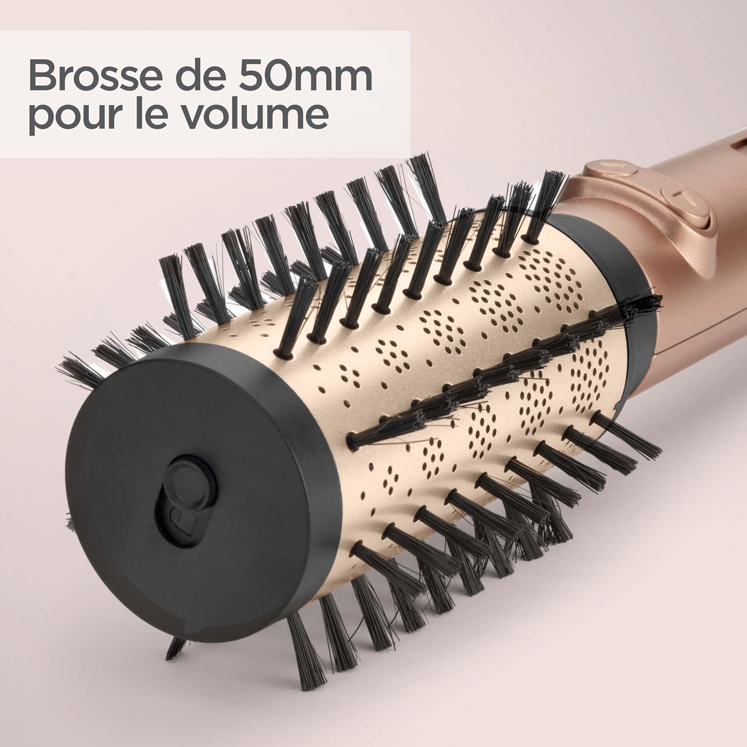 BaByliss - Brosse soufflante Dual 50/40mm, ionique, 2 vitesses, AS952E