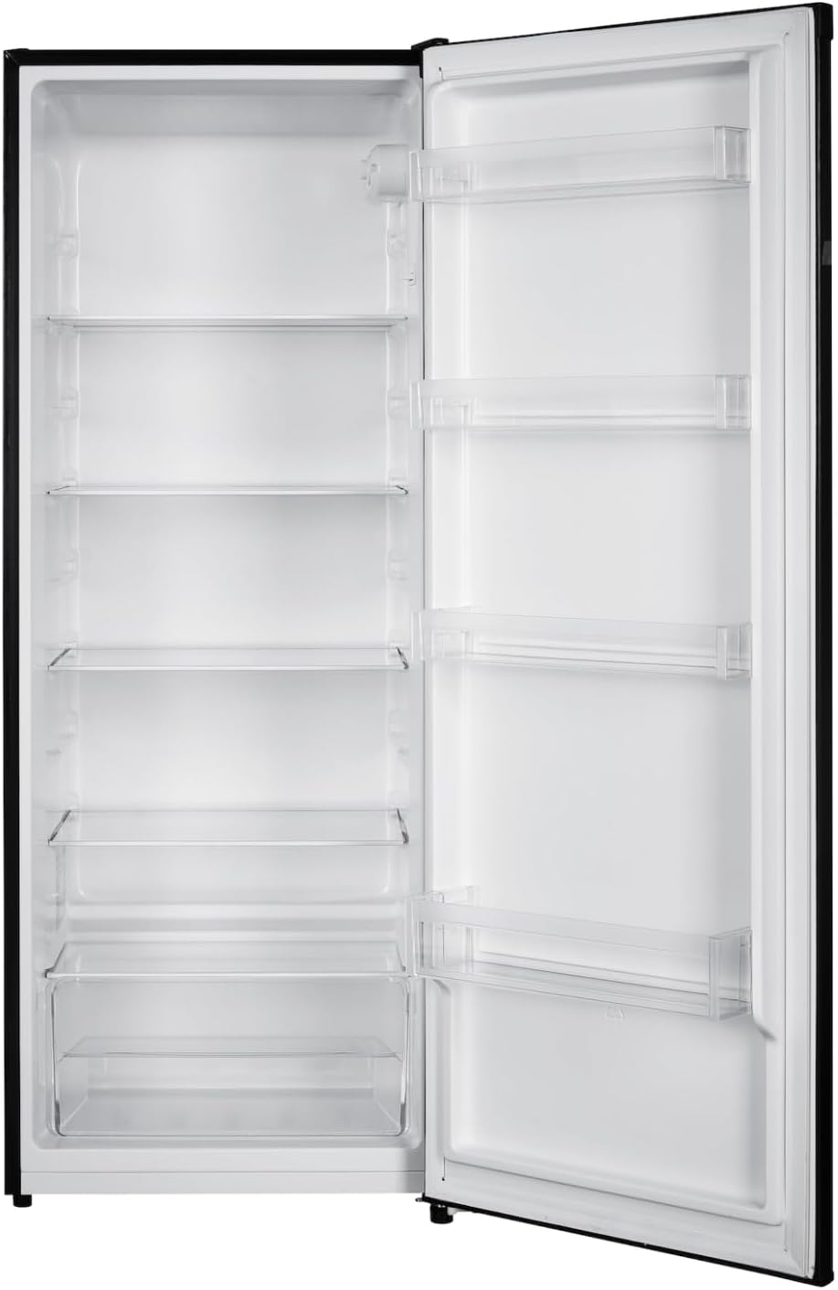 GEDTECH - Réfrigérateur simple, 230L, Classe E, porte noire, GSP230BL