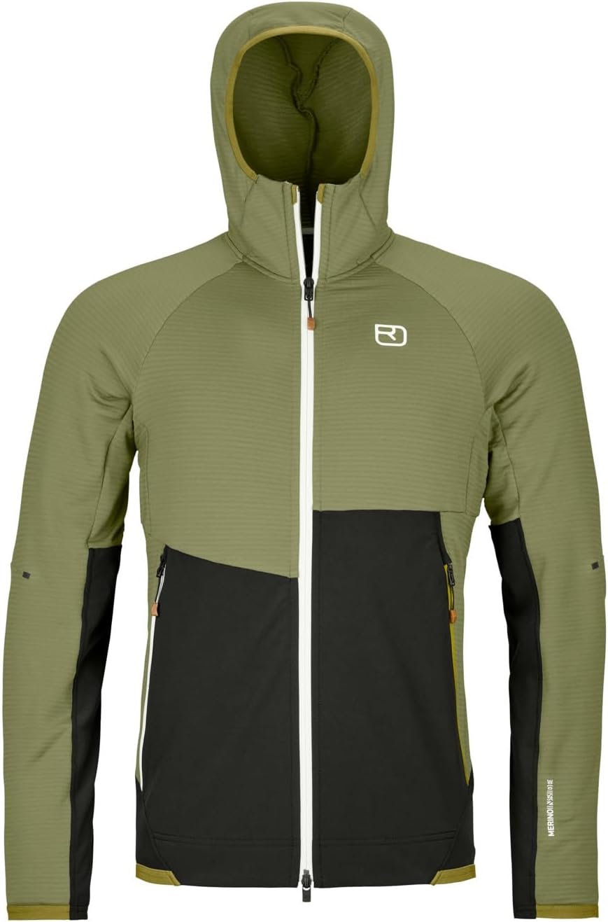 Ypsilanti - Fleece Rib Hoody - M - Wild Herbs, Confort Doux