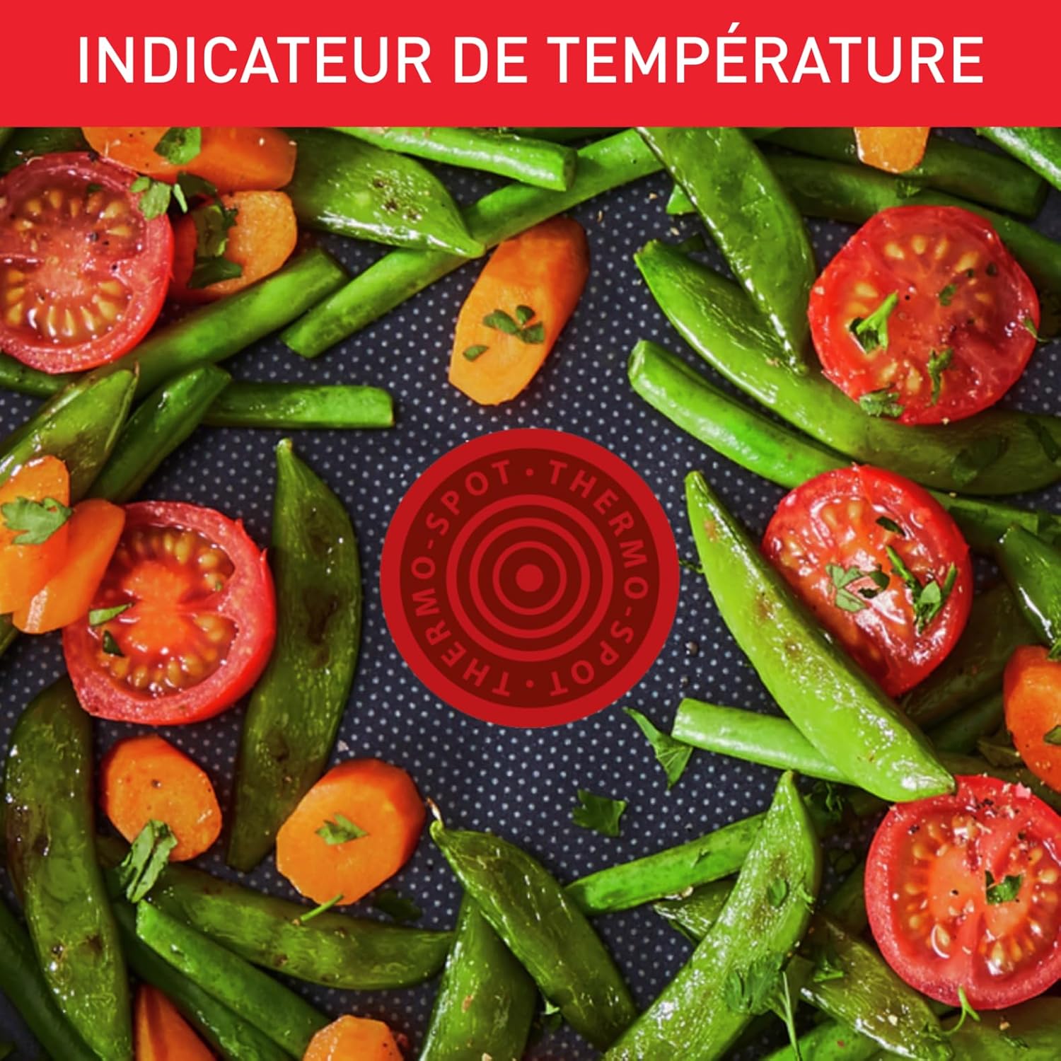 Tefal - Duetto série - 20/24/28 cm - inox, induction, Thermo-Spot, A704S363