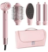 Mescomb Airstyler 5 en 1, kit de coiffeur professionnel avec sèche-cheveux ionique, fer à friser automatique, pot