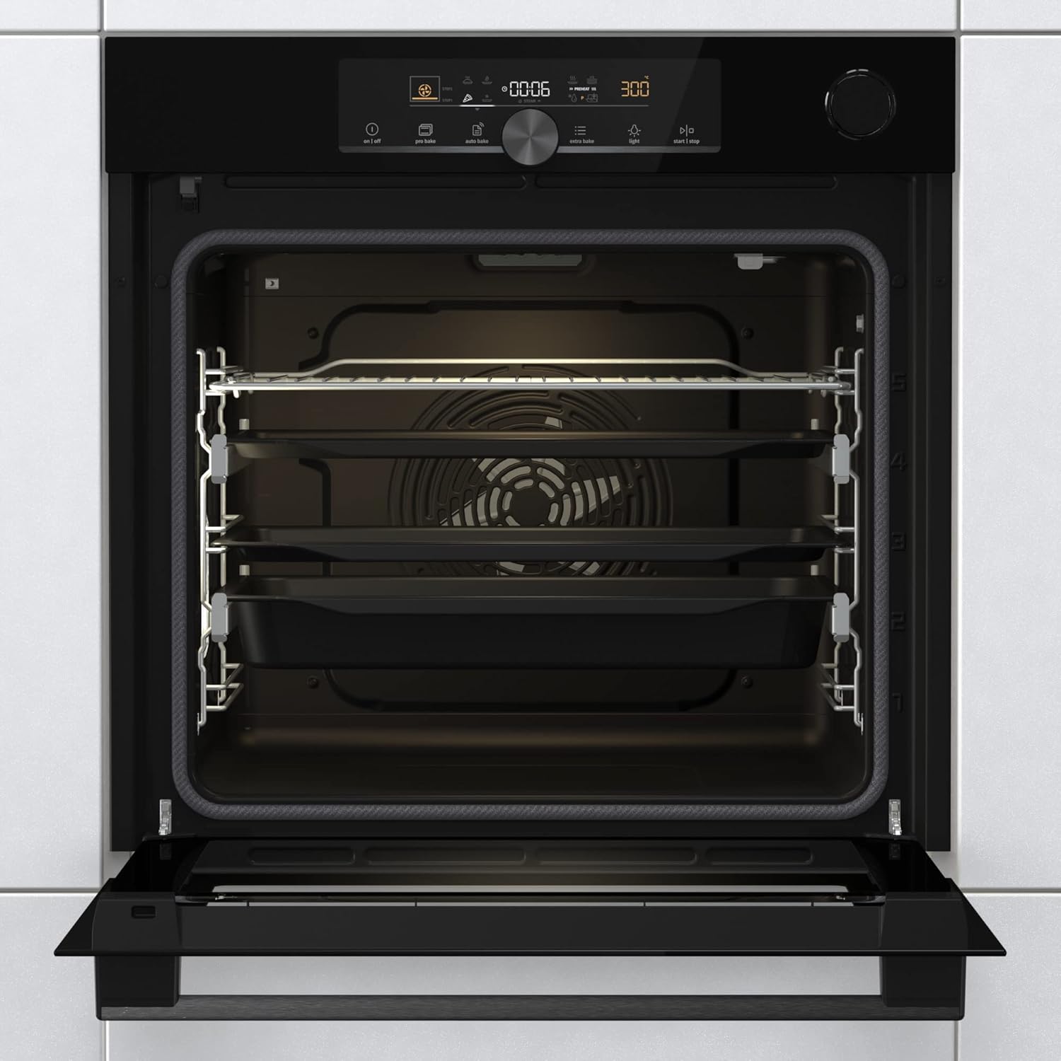 Gorenje - Four OptiBake 77L, pyrolyse, SteamAssist, tactile, BPSA6747